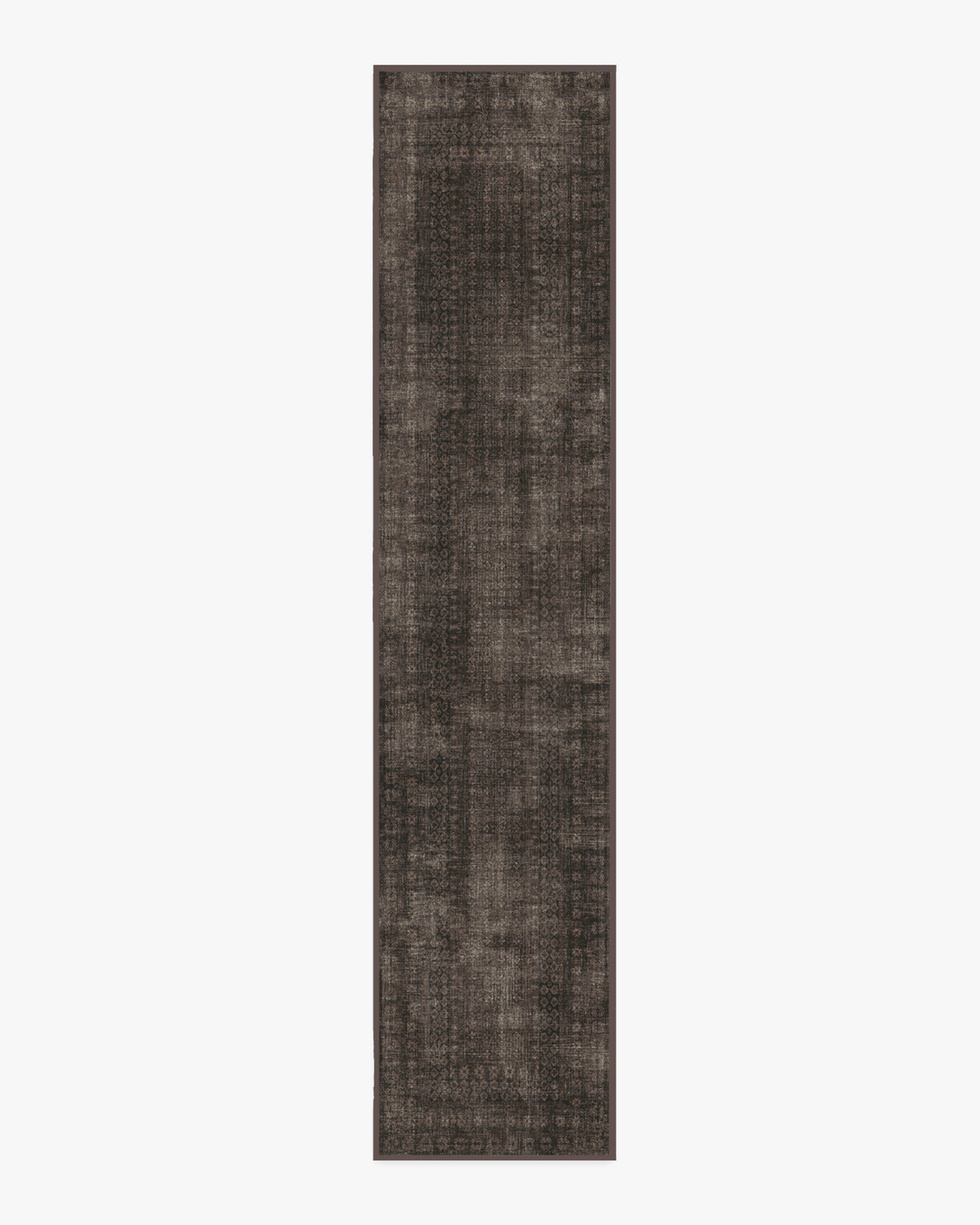 Tapis européen vintage tissé plat à motif carreaux noirs délavés lavables inspiré des cafés, pour salon et salle à manger