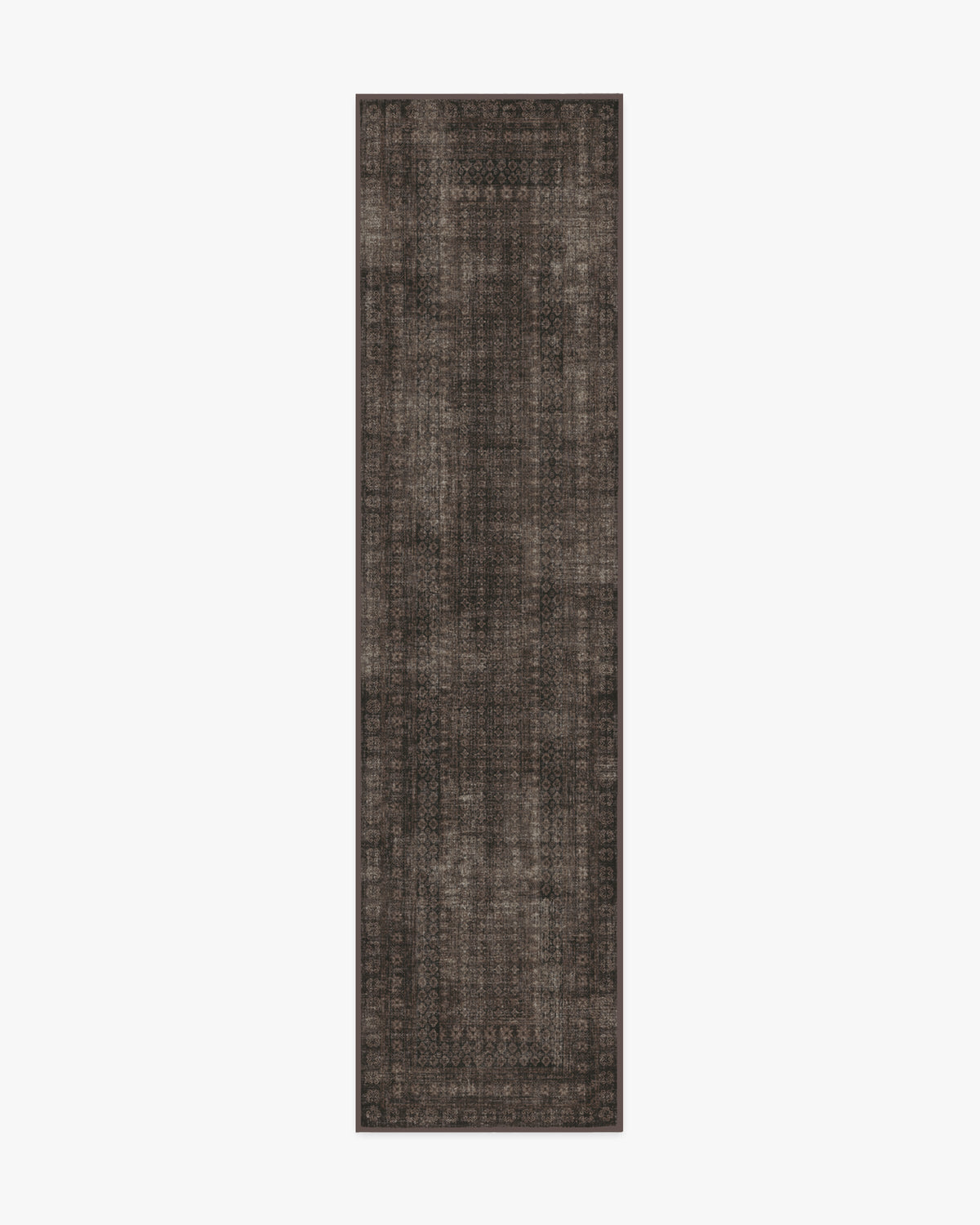 Tapis européen vintage tissé plat à motif carreaux noirs délavés lavables inspiré des cafés, pour salon et salle à manger