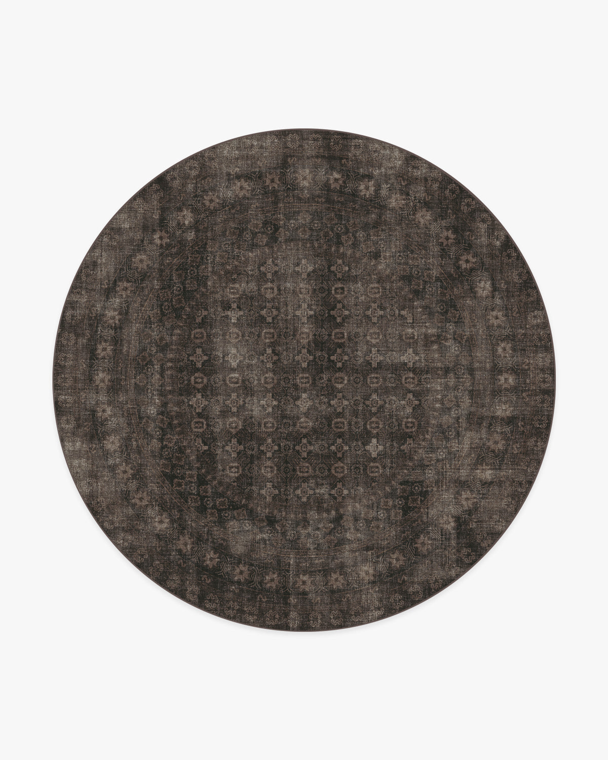 Tapis européen vintage tissé plat à motif carreaux noirs délavés lavables inspiré des cafés, pour salon et salle à manger