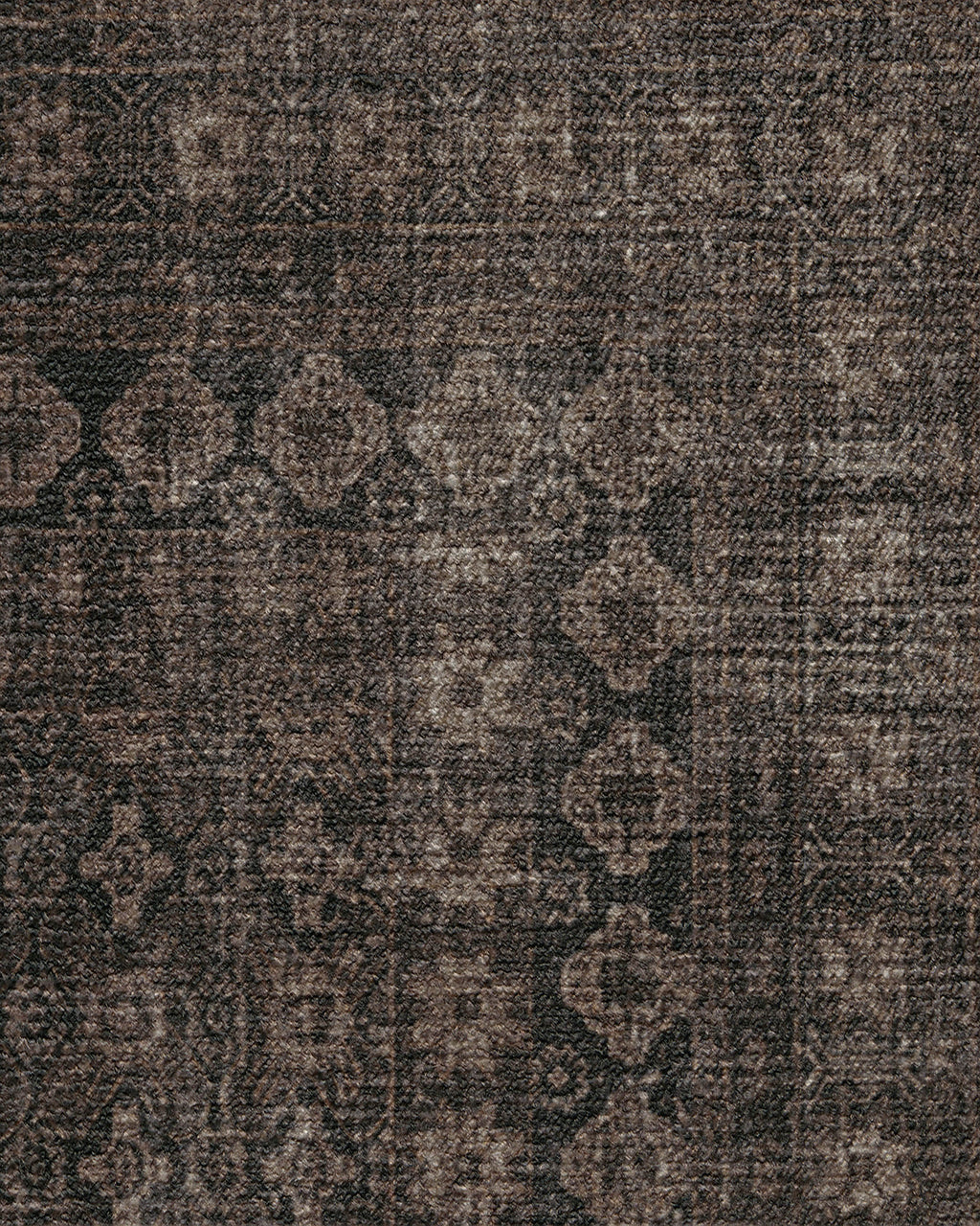 Tapis européen vintage tissé plat à motif carreaux noirs délavés lavables inspiré des cafés, pour salon et salle à manger
