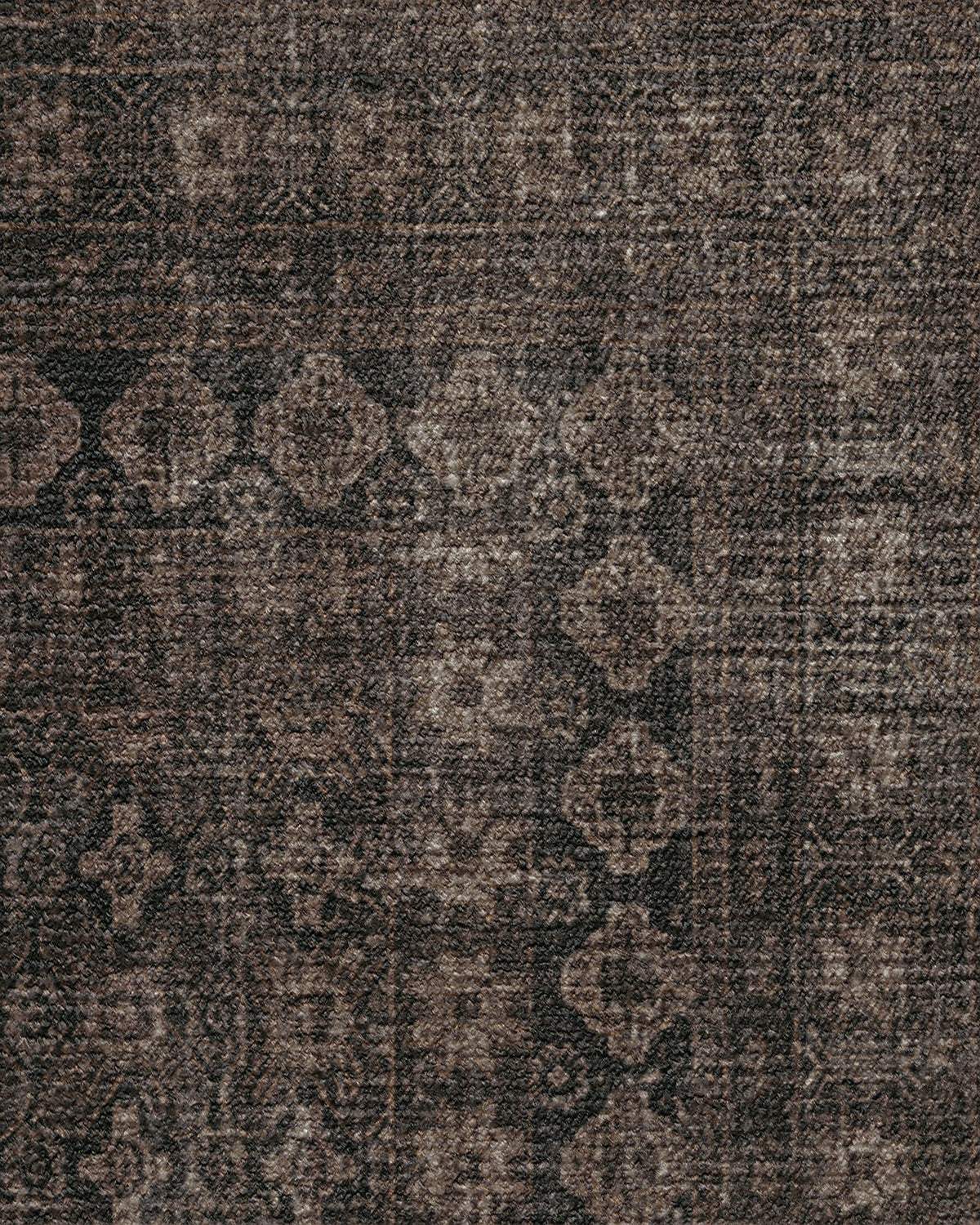 Tapis européen vintage tissé plat à motif carreaux noirs délavés lavables inspiré des cafés, pour salon et salle à manger
