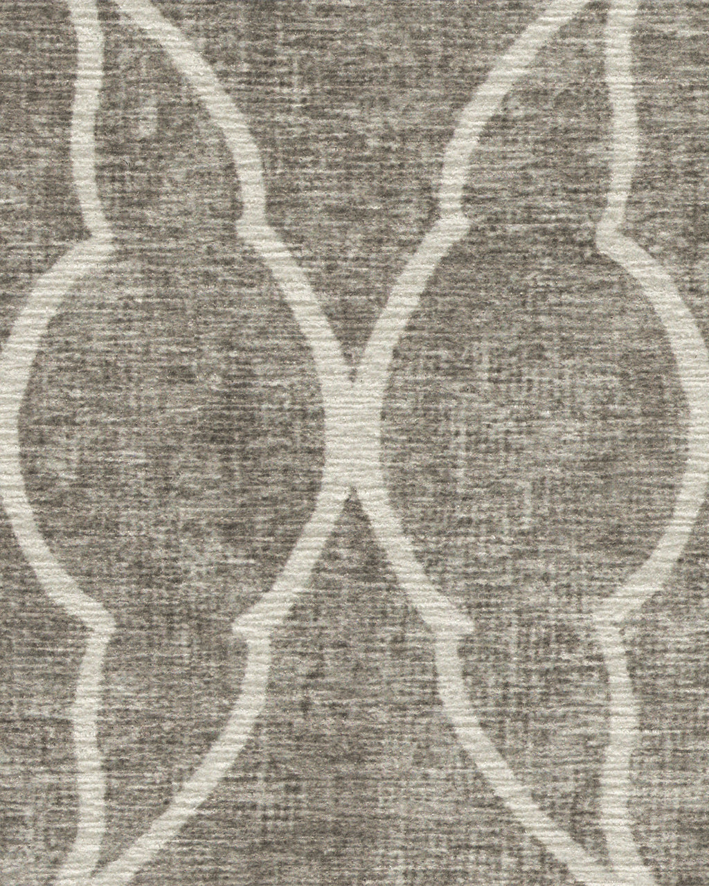Tapis plat à tissage Sci-Fi pour enfant et salon, motif treillis tête iconique gris cendré