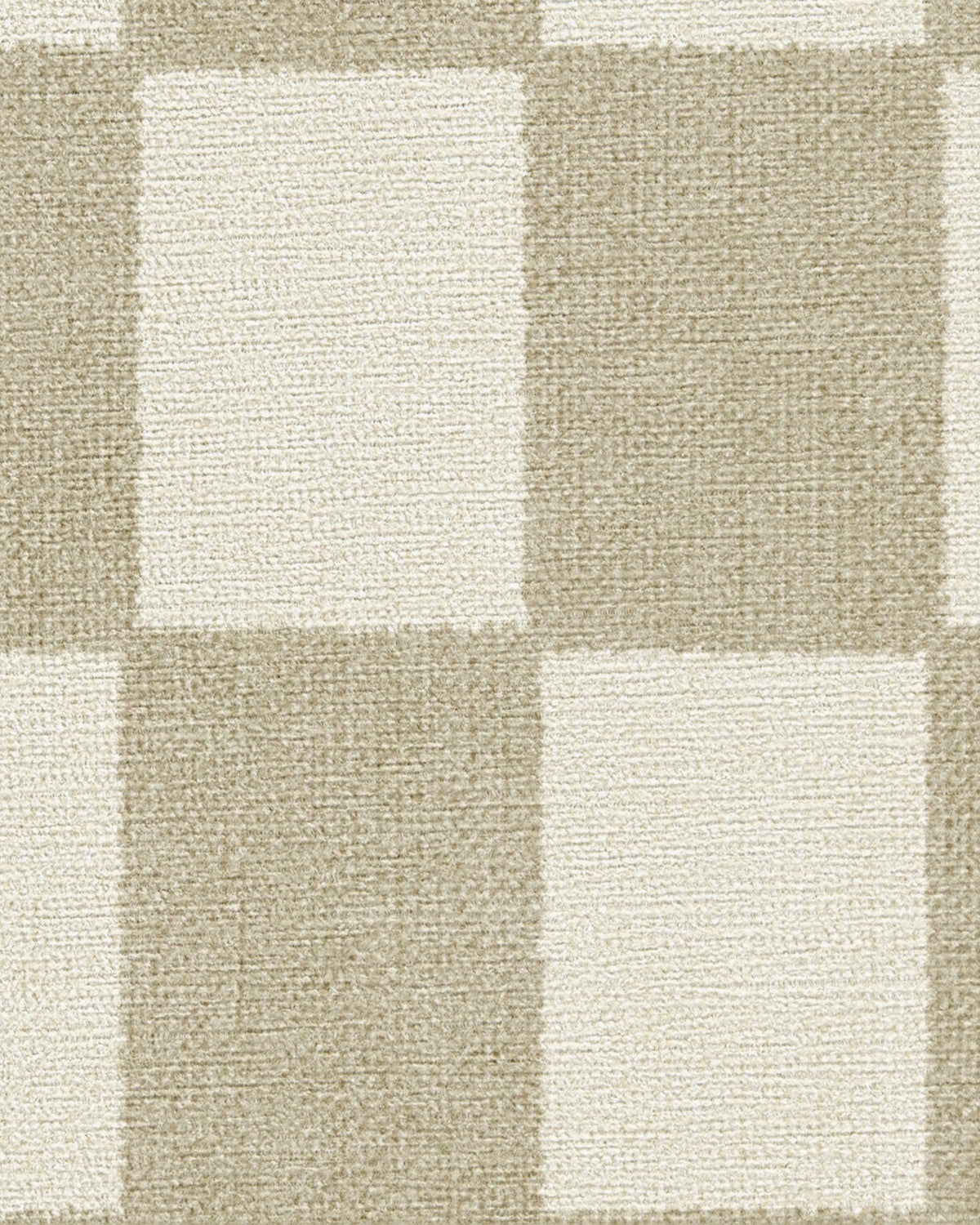 Tapis tissé plat moderne et ludique à motif échiquier cappuccino lavable pour salon et chambre d'enfant