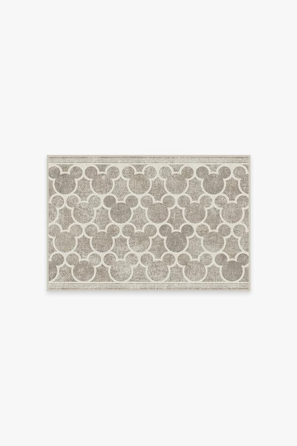 Tapis plat tissé de caractère moderne avec silhouette de treillis sur toute la surface en gris cendré pour chambre d'enfant et salon