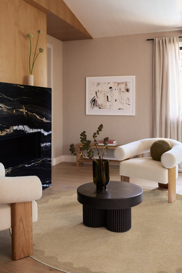 Tapis tissé plat moderne et minimaliste, avec cadre festonné beige lavable, aspect noué à la main, pour chambre et salon