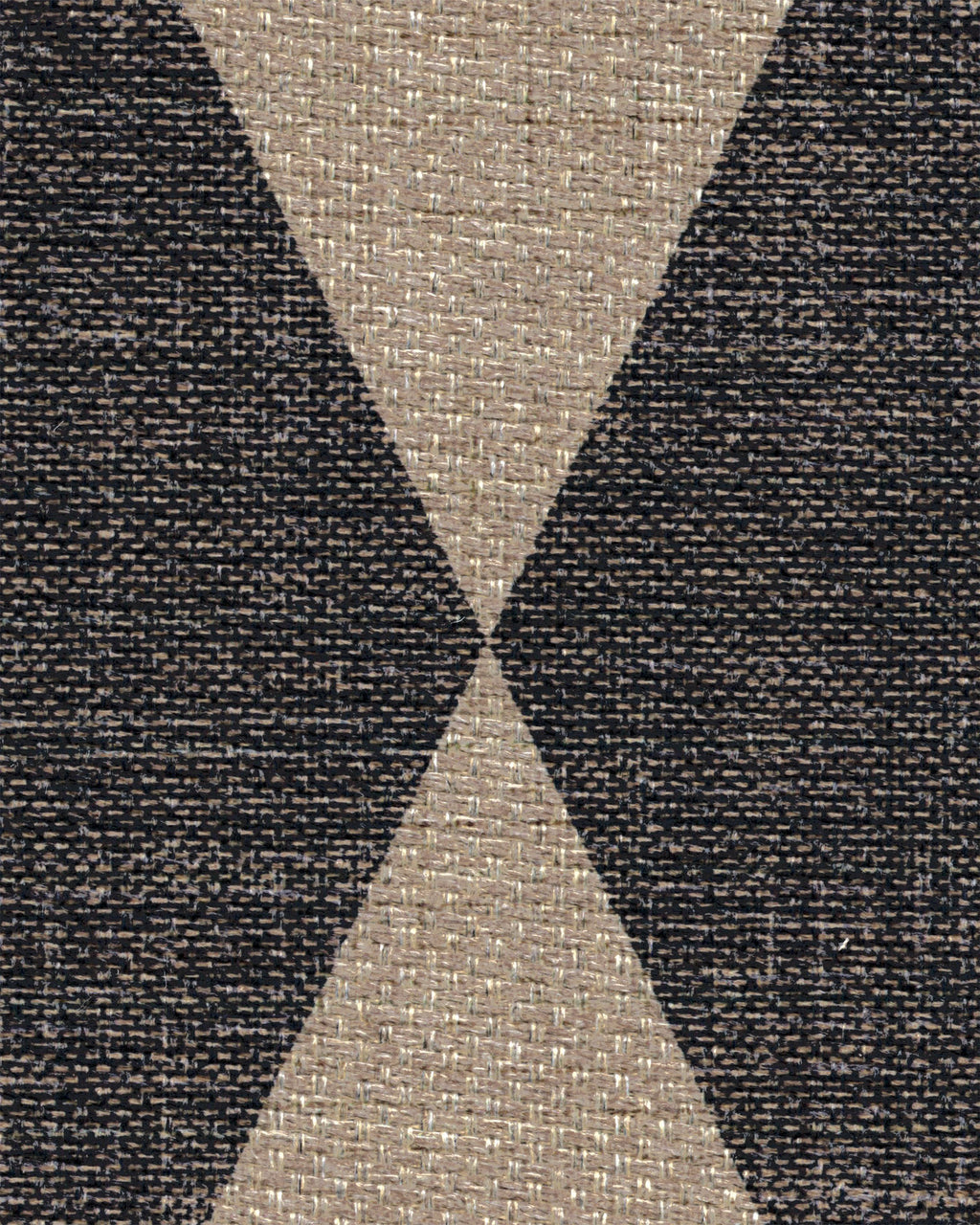 Tapis plat italien en polyester recyclé avec motif Arlequin noir lavable pour salon et bureau