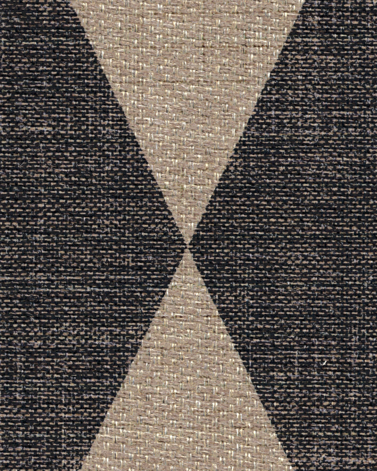 Tapis plat italien en polyester recyclé avec motif Arlequin noir lavable pour salon et bureau