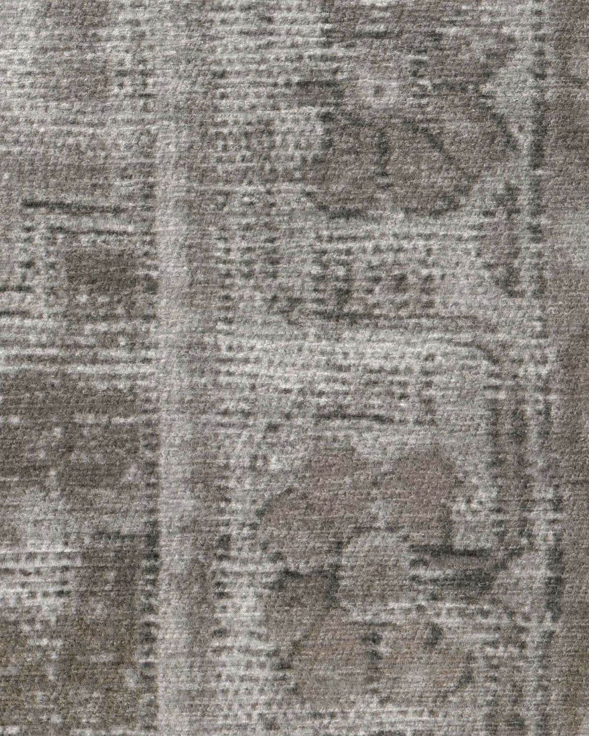 Tapis plat tissé Cottage Vintage avec bordure marguerite vieillie gris ivoire pour salon et chambre à coucher